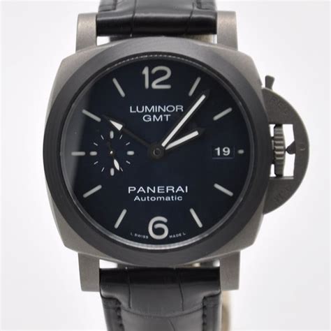 FS:Panerai GMT Titanium 42mm Blue PAM01279 CARBOTECH .